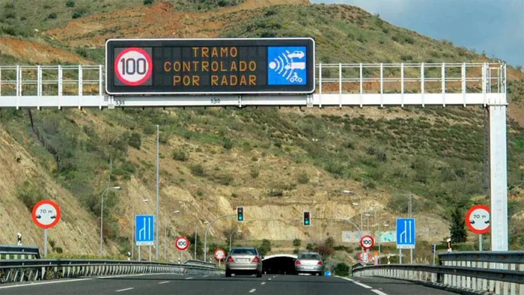 radar de tramo DGT