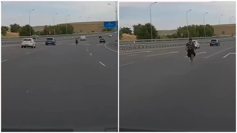 La carretera madrileña que parece sacada de Walking Dead