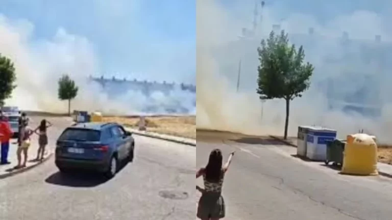 Por cosas así, jamás debes cruzar una nube de humo con el coche: ocurrió en Loeches