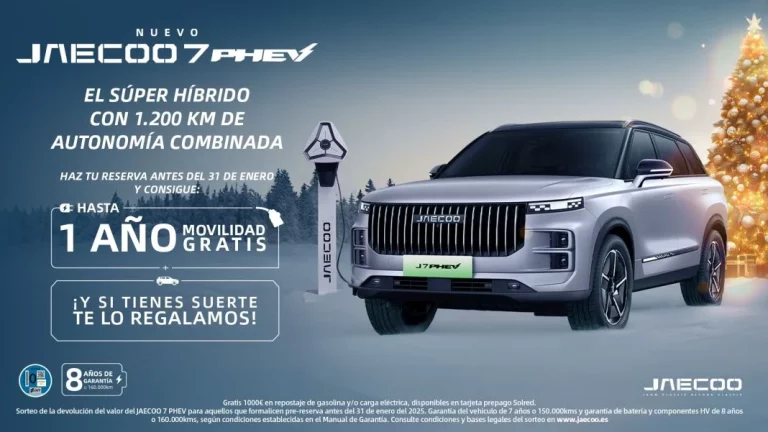 Un Jaecoo 7 PHEV de regalo para uno de los primeros que lo reserven