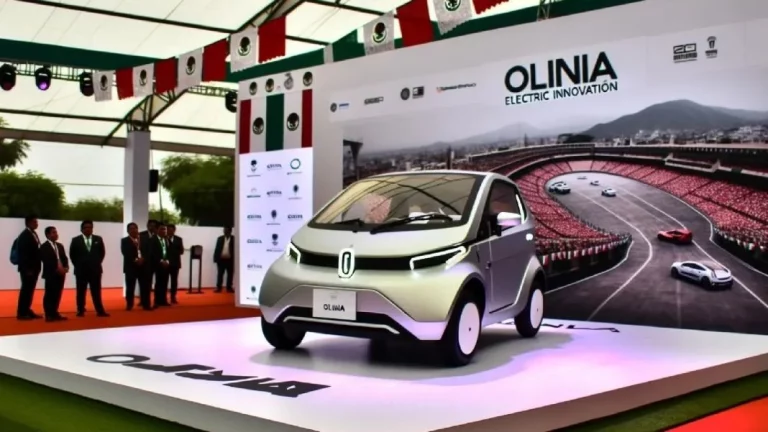 Olinia: El coche eléctrico impulsado por el Gobierno de México ya es una realidad