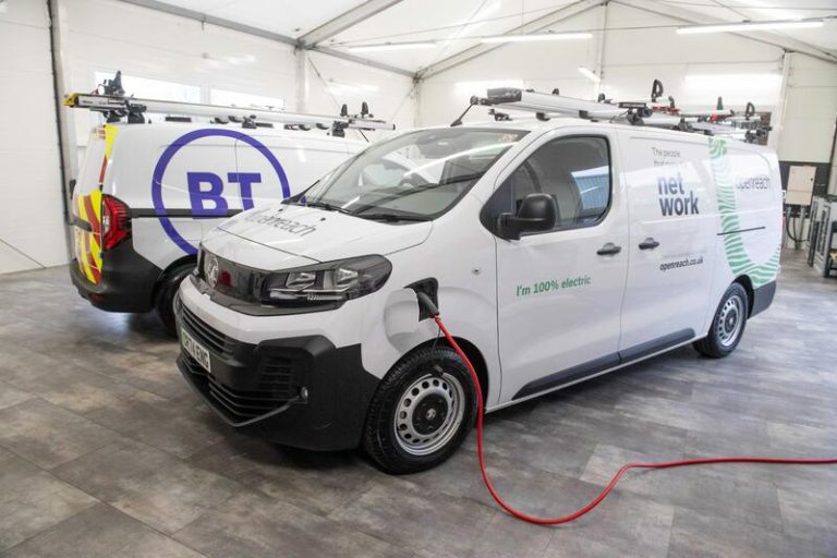 BT Group tendrá la flota de vehículos eléctricos más grande del Reino Unido con casi 8.000 vehículos