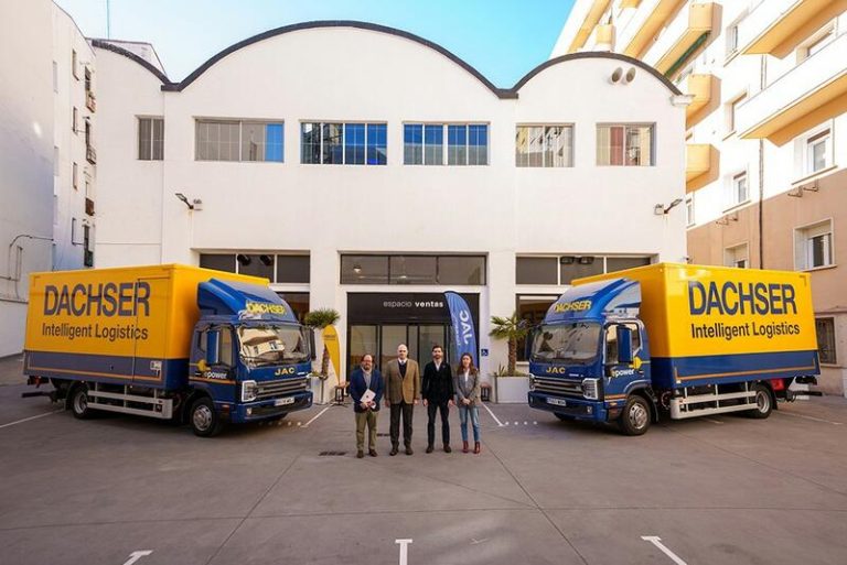 Estos son los 5 camiones eléctricos que estrena Dachser para trabajar en Madrid