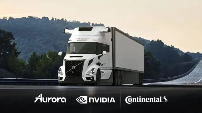 Aurora, Continental y NVIDIA anuncian una nueva alianza para la producción de camiones autónomos que comercializarán a partir de 2027