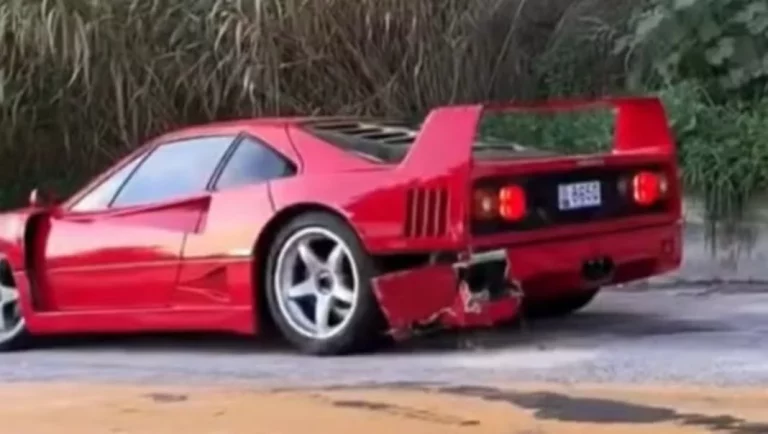 ¿Quién pidió prestado a Lando Norris su Ferrari F40 para estrellarlo en la Turbie de Mónaco?