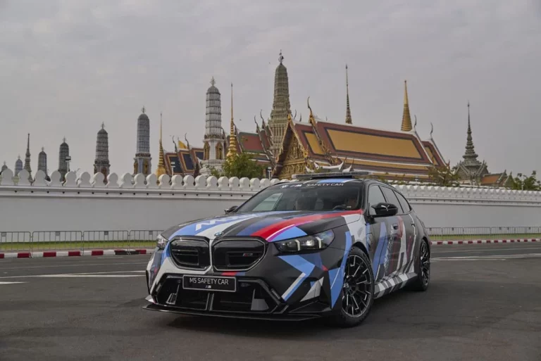 El BMW M5 Touring se estrena como safety car de MotoGP en Tailandia