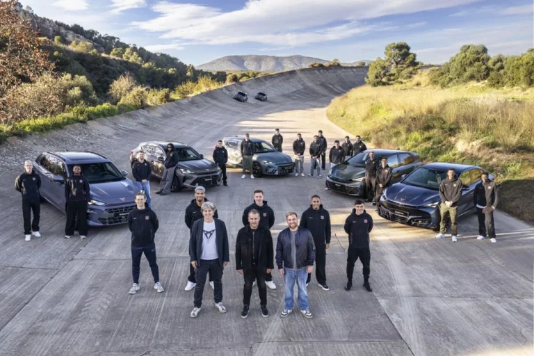 Todos los coches de los jugadores del FC Barcelona