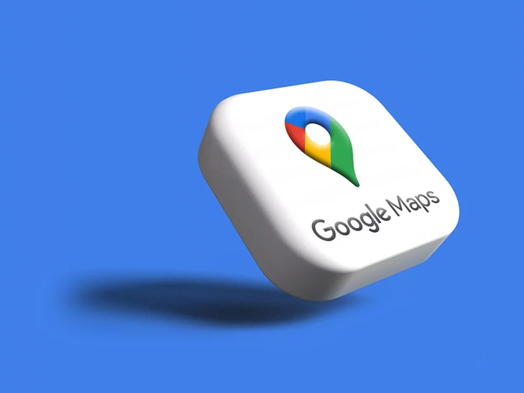 2025 Google Maps. Emblema. Logo. Imagen. bateria