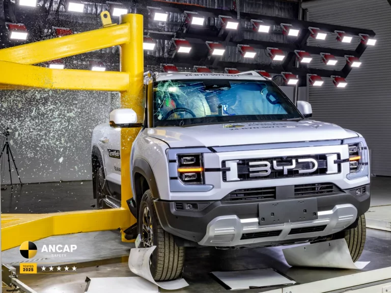BYD Shark 6: El pickup de BYD lo borda en ANCAP, el “EuroNCAP australiano”