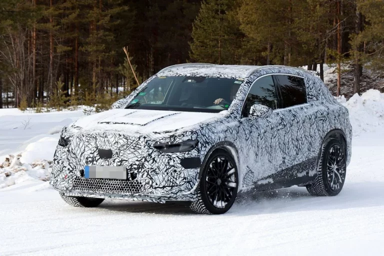 El Mercedes-AMG GLC eléctrico se enfrenta al frío escandinavo