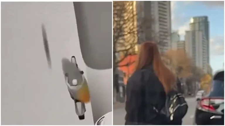 Este Tesla se ha vuelto loco: confunde a una mujer con este vehículo de dos ruedas