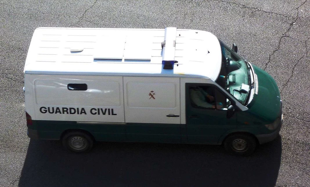 Furgón de la Guardia Civil para el traslado de presos
