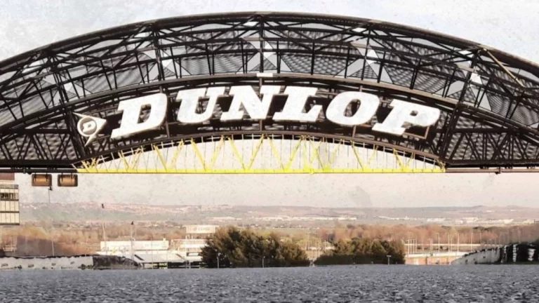 La marca de neumáticos que se ha quedado con el puente de Dunlop del Jarama