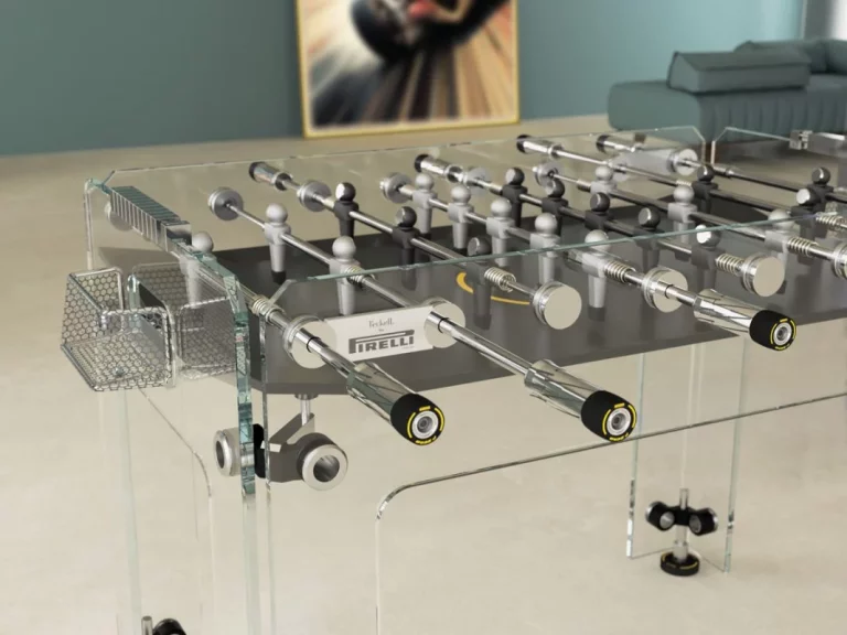 Este futbolín de edición exclusiva lo firma Pirelli