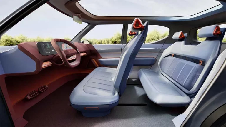 Interior del Kia Concept EV2. De ‘picnic’ por la ciudad