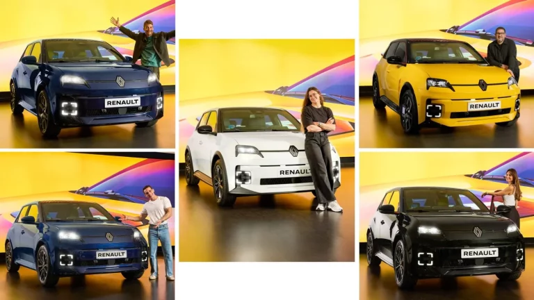 Las cinco caras del Renault 5 E-Tech… en carne y hueso