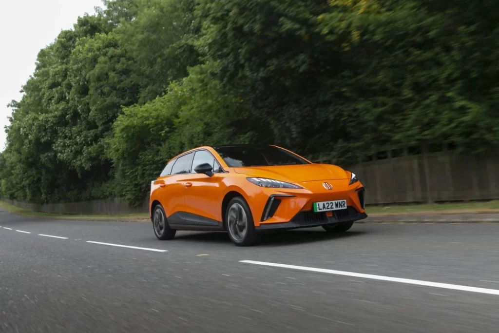 2025 MG4 Electric. Imagen movimiento.