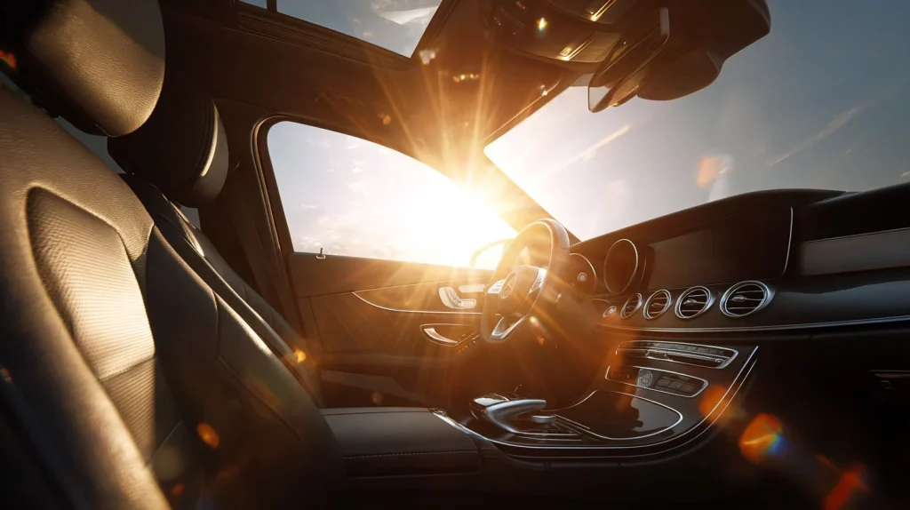 2025 Efectos del sol y del calor en tu coche. Imagen interior.