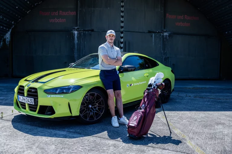 Gareth Bale pone a prueba sus habilidades al volante del BMW M4 Competition