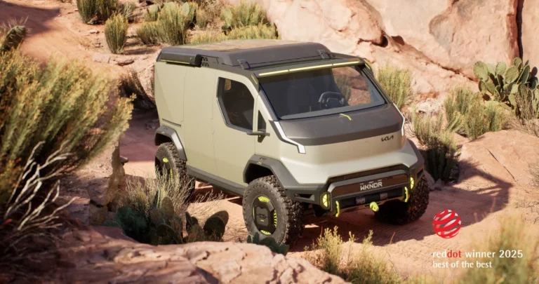 Kia PV5 “aventurero” arrasa en los Red Dot Awards 2025