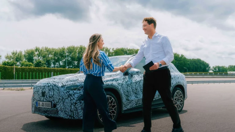 Un probador de excepción para el Mercedes GLC eléctrico