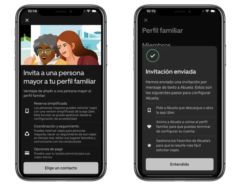 Uber Senior, el nuevo servicio que facilita la movilidad a las personas mayores