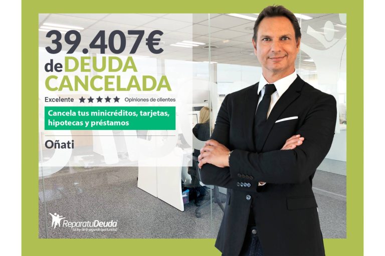 Repara tu Deuda Abogados cancela 39.407 € en Oñati (Gipuzkoa) con la Ley de Segunda Oportunidad