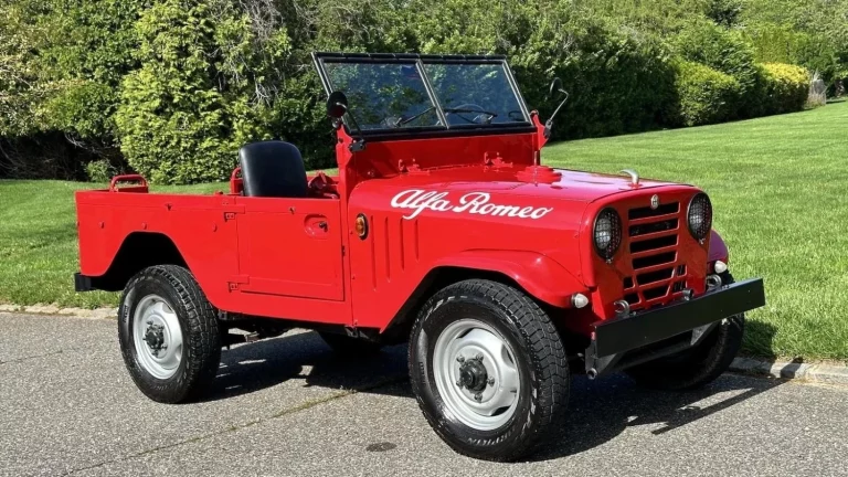 Alfa Romeo 1900M ‘Matta’: El Jeep italiano con genes deportivos