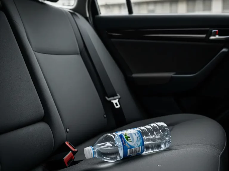 No se te ocurra dejar una botella de agua dentro de tu coche en verano si no quieres quedarte sin él