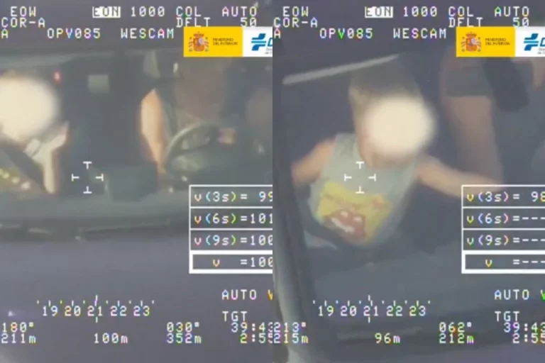 La DGT pone el punto de mira en este conductor y en la forma de viajar con su hijo. Y las redes sociales arden