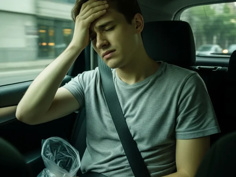 ¿Te mareas en el coche? No te sientes, un médico te dice cuál es la mejor postura