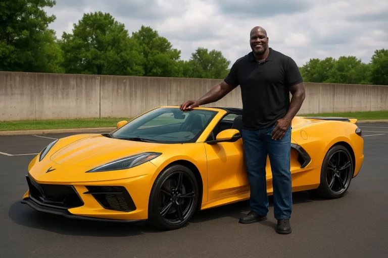 Shaquille O’Neal estrena el único Corvette C8 con complejo de limusina
