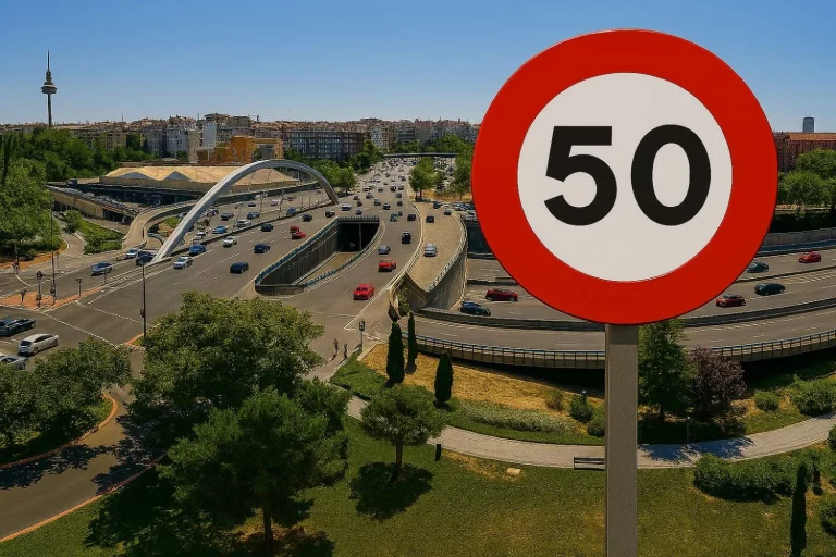 Ni a 90, ni a 70 km/h: esta es la irrisoria velocidad máxima a la que vas a poder conducir por la M-30 hasta que se acaben las obras