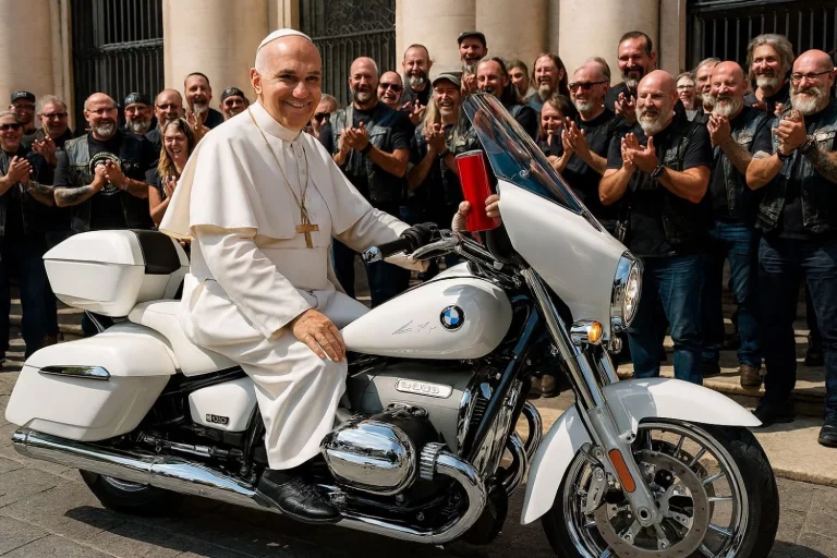 De un regalo a una causa solidaria: la moto BMW que ha firmado el Papa León XIV y que financiará proyectos benéficos