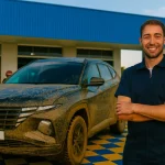 Pedro (34), trabajador de ITV: «Este coche tiene 600.000 kilómetros, lo han metido por la jungla y está como el primer día»
