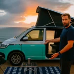 Jose Antonio, experto en campers: «Todo esto que estoy haciendo me puede costar una multa porque se considera acampar»