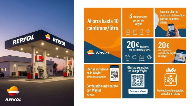 Repsol revienta el mercado con este impresionante descuento a la gasolina, el diésel, el GLP y las recargas eléctricas