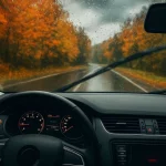 Lluvias de otoño y carreteras mojadas: el truco del profesor de autoescuela para conducir tu coche como Fernando Alonso