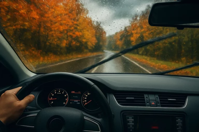 Lluvias de otoño y carreteras mojadas: el truco del profesor de autoescuela para conducir tu coche como Fernando Alonso