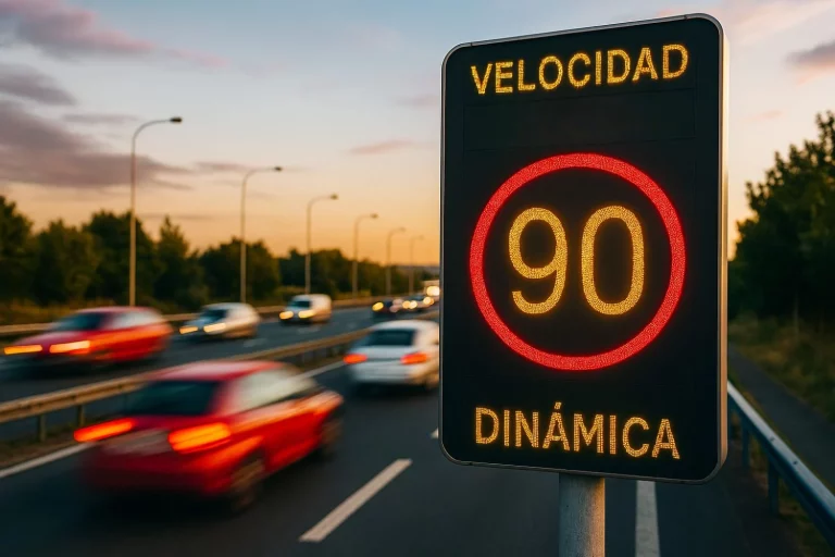 Sistema de velocidad dinámica en carretera: cómo funciona y las claves para librarte de una multa