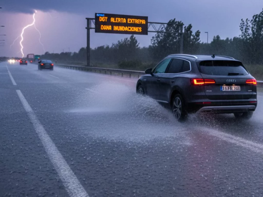 conducir con lluvia DGT