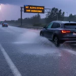 El aviso de la DGT si te sorprende una DANA en la carretera
