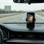 Cuidado con llevar el móvil así en el coche. La Guardia Civil te puede poner una multa