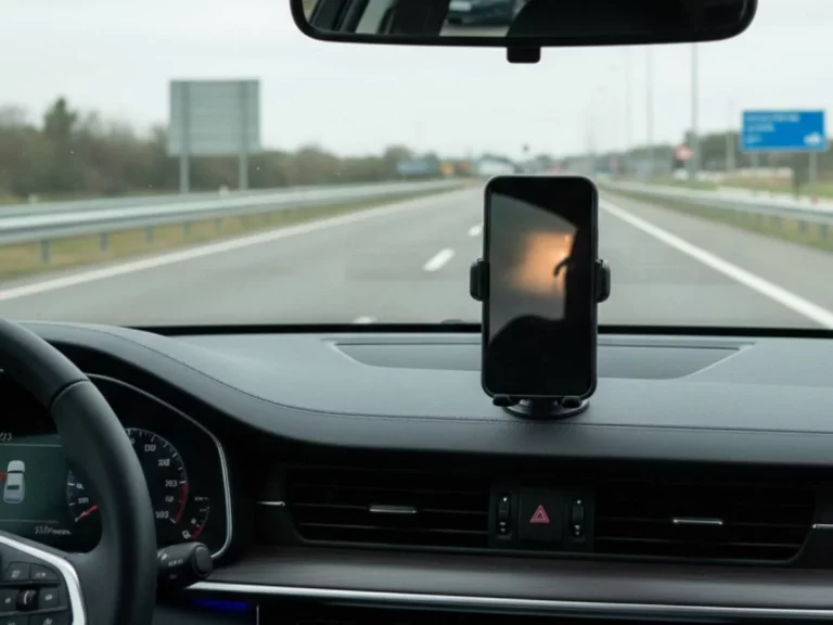 Cuidado con llevar el móvil así en el coche. La Guardia Civil te puede poner una multa