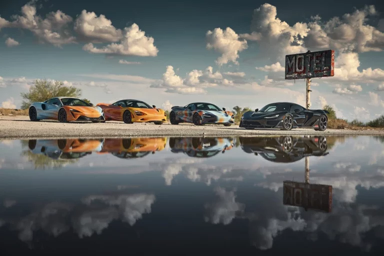 McLaren celebra un aniversario muy especial atravesando EE. UU.