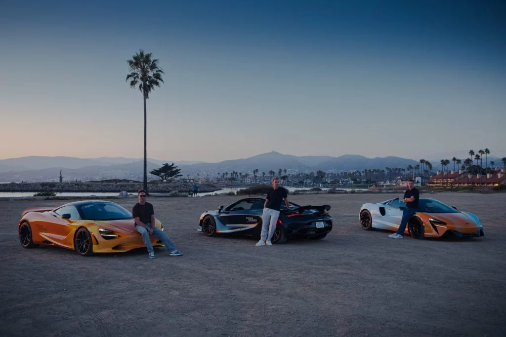 McLaren celebra un aniversario muy especial atravesando EE. UU.