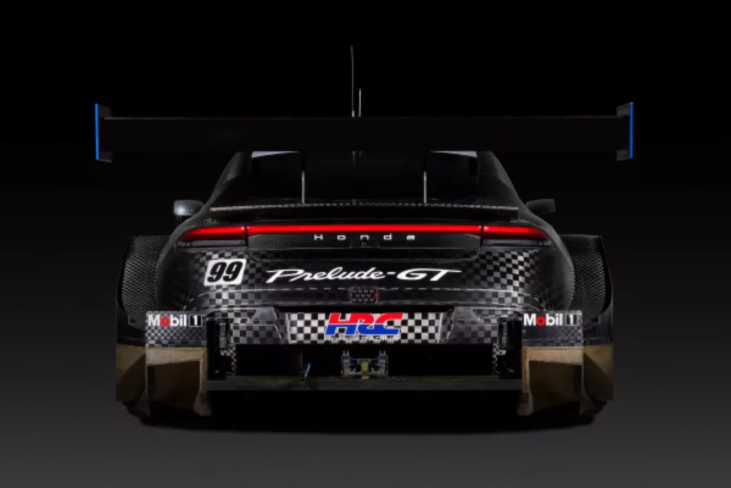 2025 Honda Prelude GT500. HRC. Imagen trasera.