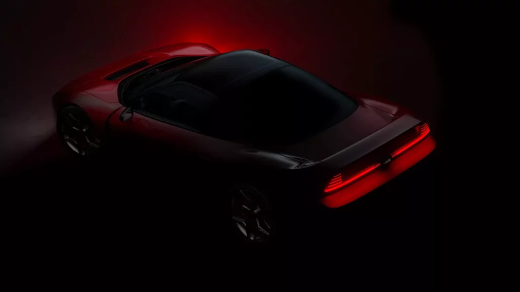 2025 JAS Pininfarina NSX. Imagen trasera.