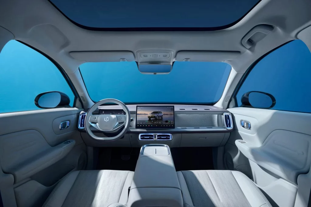 2025 Leapmotor B10. Presentación. Imagen interior.