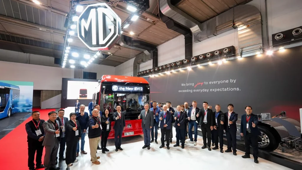 Lo último de MG tiene espacio para 50 pasajeros y 400 kilómetros de autonomía 4 Motor16 2025 MG iEV12 Bus EV 1 Motor16